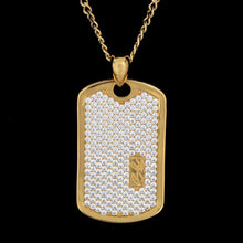 Load image into Gallery viewer, GLD Iced Dog Tag Pendant
