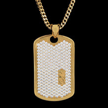 Load image into Gallery viewer, GLD Iced Dog Tag Pendant
